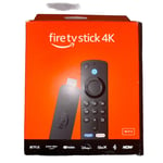 AMAZON Fire TV Stick 4K Ultra HD Alexa Voice Boxed Wi-fi 6 - SEALED Tatty Box