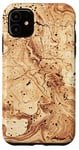 Coque pour iPhone 11 Faux liège bio motif photo tendance