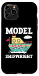 Coque pour iPhone 11 Pro Maquette de bateau miniature constructeur de bateaux pour loisirs créatifs