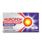 Nurofen Maximum Strength Migraine 684mg x12 Caplets | Targeted Rapid Relief