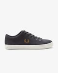 Fred Perry Baseline Twill Mens Trainers - Grey - Size UK 7