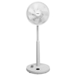 Devola Low Noise 30W 12 Speed 12-inch DC Pedestal Fan - White - DV12DCPFAN - Return Unit - (Used) Grade A