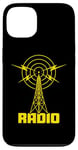 Coque pour iPhone 13 Antenne ondes radio - Ham Radio et ondes courtes