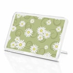 1 X Daisy Flower White Green Summer Classic Fridge Magnet - Kitchen #2444