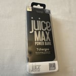 Juice MAX 7 Charges Power Bank | 20,000mAh 20W PD Portable Charger | Black *NEW*