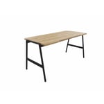 Bureau droit individuel Allan Blanc, nebraska ou timber 75 cm ALTO : bureau D160x70/H75/cpl