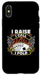 iPhone X/XS I Raise I Call I Fold Loves Gambling Casino Luck Poker Dice Case