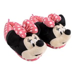 CERDÁ LIFE'S LITTLE MOMENTS | Chaussons de maison 3D avec applications Minnie Mouse – Confortables et antidérapants – Design amusant et original pour toute l'année