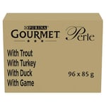 GOURMET – Perle : Truite, Dinde, Canard et Gibier – 96x85g