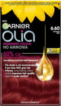 Garnier Olia Permanent Hair Dye No Ammonia - 6.60 Intense Red