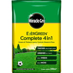 Miracle-Gro Evergreen Complete 4-in-1 Lawn Food - 200 m2, Lawn Food, Weed & Moss Control, Yellow