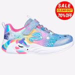 Skechers S-Lights: Unicorn Dreams Shoes Junior Casual Touch Fastening Trainers