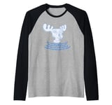 National Lampoon's Christmas Vacation Moose Mug Refill Raglan Baseball Tee