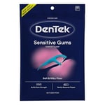 DenTek Comfort Clean Sensitive Gums Floss Picks, Soft & Silky Ribbon Floss that's Gentle on Teeth and Sensitive Gums,150 Floss Picks