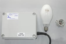 Lyskit med 125W kvikksølvlampe for insektfangst - 220 V strømforsyning (støpsel).