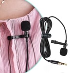 3.5mm Lapel Microphone Speaker Mic for Mobile Phone/PC Laptop For Recording