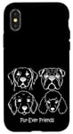 iPhone X/XS Dog Face Breeds Fur-Ever Friends Cute Puppy Pet Lover Case