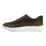 Geox Homme Spherica U Baskets, Military, 46 EU Étroit