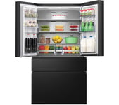 HISENSE PureFlat RF749N4SWFE Fridge Freezer - Black Stainless Steel, Stainless Steel