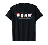 Christmas Dental Tooth Characters Dentist cute Christmas T-Shirt