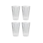 Stelton - Pilastro Dricksglas 0,35 L  4 Stk - Tias Eckhoff - Transparent