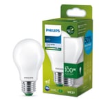 Ampoule LED A60 E27 1535lm=100W blanc froid Philips ⌀6 cm dépoli