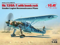 ICM 48213 1/48 Hs-126A-1 With Bomb Rack , Condor Legion Reconnaissance Avion