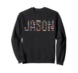 Jason Custom Name Personalized Classic Cars Boys Women Men Sweatshirt