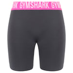 Gymshark Seamless Womens Grey Cycling Shorts - Pink - Size Small