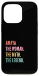 Coque pour iPhone 13 Pro Funny First Name Design Woman Myth Legend - Amaya