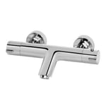 Mitigeur bain douche thermostatique, chrome, NF, GoodHome Mayas