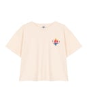 Petit Bateau Tee-Shirt Manches Courtes Femme, Blanc Avalanche, M