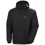 Helly Hansen Vancouver, sadetakki, miesten, musta