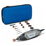 DREMEL Outil Rotatif Multifonction F0133000JA 130W avec 15 Accessoires, 10 000-33 000 tr/min