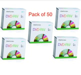 50 x Memorex Blank DVD-RW discs 4x 4.7GB 120 mins Rewritable In Slim Case