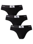 Calvin Klein3 Pack 1996 Hip Briefs - Black/Black/Black