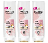 3x Pantene Pro-V Miracles Lift & Volume Biotin + Rose Water Conditioner 400ml