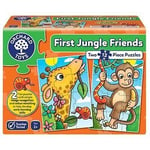 Puzzle Orchard Toys First Jungle Friends, 2x12 d.