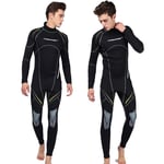 ZWPY 3Mm Full-Body Neoprene Wetsuit Men Surfing Swimming Diving Suit Triathlon Wet Suit for Cold Water Scuba Snorkeling Spearfishing,L