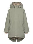 Vikana Fleece Lined Winter Jacket. Grs Outerwear Jackets & Coats Winter Jackets Green Mini A Ture