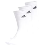 Adidas Crew Sock 3-Pack, Sokker White/Black XS