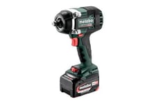 Metabo Mutterdragare SSW 18 LTX 800 BL 1/2" inklusive 2x5,2Ah batterier och laddare