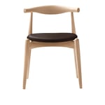 Carl Hansen - CH20, Oljad Bok, Lädergrupp B Thor - 306 - Ruokapöydän tuolit - Hans J. Wegner - Puun värinen - Puu