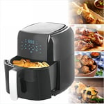 APP Life Friteuse à air chaud sans huile – 5,5 litres – ECOFRY 1400 W avec minuterie et livre de recettes – Friteuse sans huile – Friteuse à air chaud de 80 à 200 °C