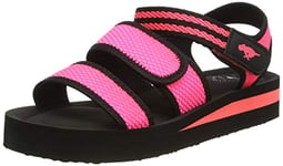 Rocket Dog Women's Watta Flip Flops, Pink/Black, 4 UK