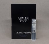 ARMANI CODE Eau de Toilette Mens EDT (1.2ml Size) Travel Mini Sample Giorgio GA