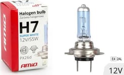 Amio Halogenlampa H7 12V 55W Uv-Filter (E4) Supervit