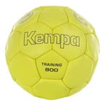 Kempa Training Ballon de handball 800 - Jaune Fluo - Taille 3, 200182402