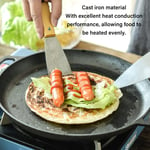 Pancake Flat Frying Pan Anti Stick Uniform Heating Thickened Cast Iron Pancak UK