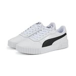 PUMA Femme Carina 2.0 Basket, Puma White Puma Black Puma Silver, 38 EU